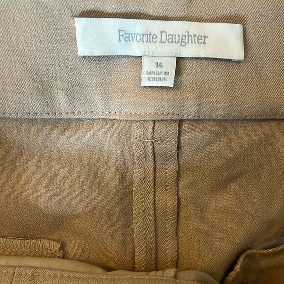 Favorite Daughter The Favorite Pants beige pleated wide leg trousers $218 - Picture 8 of 10